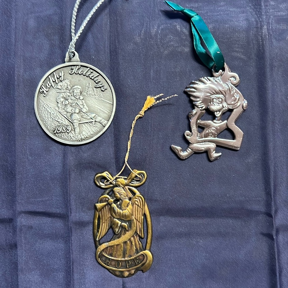 Dr. Seuss , Angel  & Pewter Ornaments